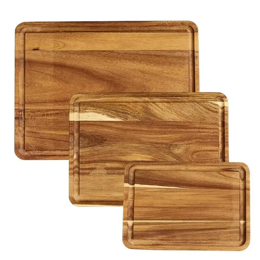 Durable Wood Cutting Board with Juice Grooves: A Versatile Kitchen Essential